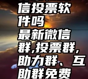 免费投票软件，为什么让你的微信群人人都爱用？-第3张图片-www.211178.com_果博福布斯